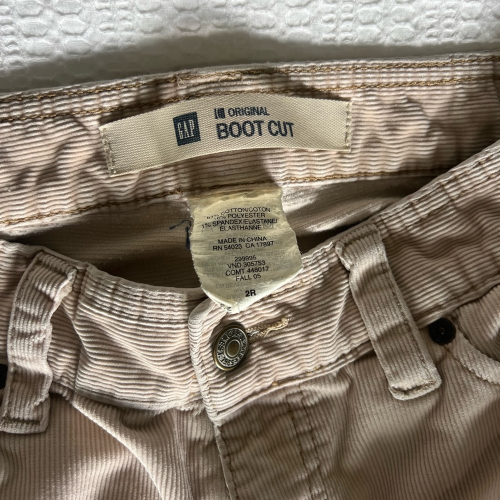 GAP Original Boot Cut Pants in Beige